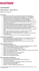 Quality Inspector - 2021