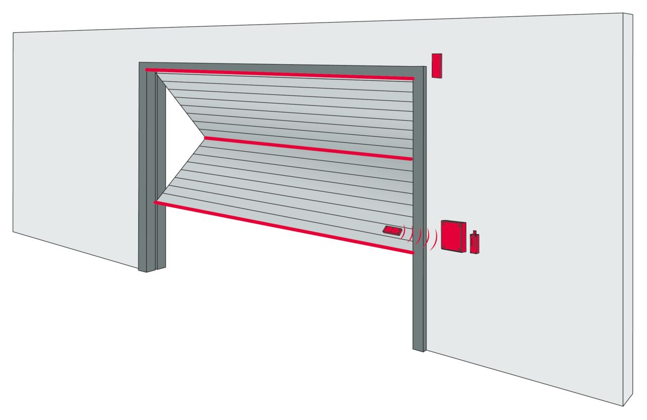 Illustration Falttor Funk